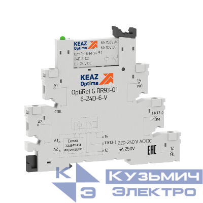 Модуль релейный OptiRel G RM38-51-220-240U-6-V-CO КЭАЗ 282945