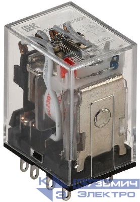 Реле РЭК 78-4(MY4) 3А 230В AC с индикацией IEK RRP20-4-03-220A-LED