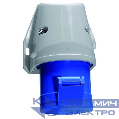 Розетка настенная 16А 3п 2P+E 6ч 230В IP44 90х72 Quick-Connect Bals 11895