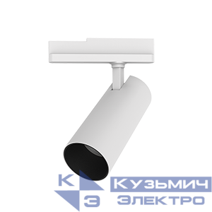 Светильник светодиодный TT-Vivo TrueBright 30Вт 3000К 196х265х85 угол 35град. трек CRI 92 матов. бел. RAL9010 VARTON V1-R1-Y0519-90R08-2003030