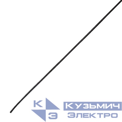 Трубка термоусадочная двустенная клеевая 8/2 (4:1) черн. 1м Rexant 23-9006