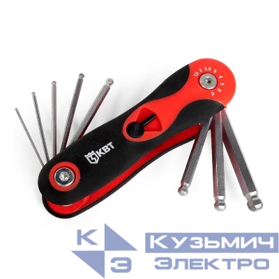 Набор торцевых ключей шестигранных НТК-Ш-08 КВТ 80957