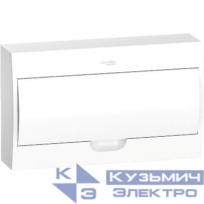 Бокс навесной ОП City9 Box 1 ряд 18мод IP40 IK07 63А 2 клеммы с бел. дверцей SE EZ9E118P2SRU
