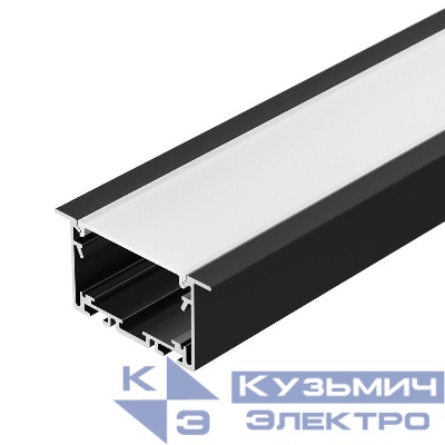 Профиль S2-LINIA69-F-2500 SEAMLESS BLACK алюм. Arlight 033534