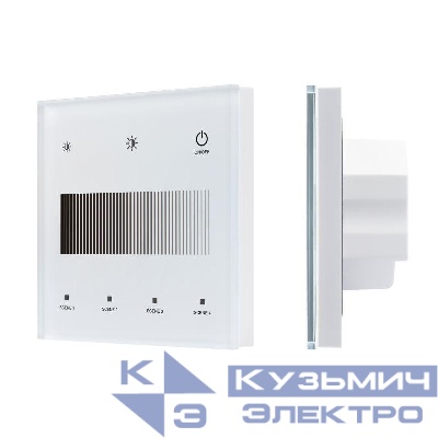 Панель сенсорная SMART-DALI-301-11-1G-4SC-DIM-IN White BUS/24В Touch 2.4G IP20 пластик INTELLIGENT ARLIGHT 046549