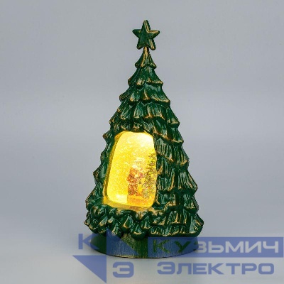 Светильник декоративный "Новогодняя елка" с подсветкой и конфетти питание от USB Neon-Night 501-180