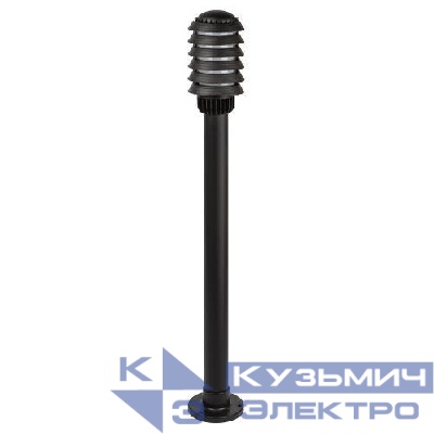 Светильник садово-парковый НТУ 01-60-016 Поллар IP54 E27 max60Вт h1050мм напольный черн. ЭРА Б0057489