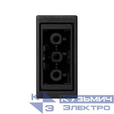 Плата с разъемом быстрого подключения "мама" 3 контакта 225х45мм графит Simon Connect K121B-14