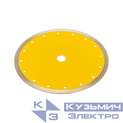 Диск отрезной алмазный сплошной 230х22.2мм KRANZ KR-90-0118