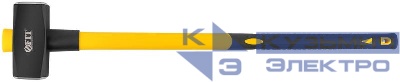 Кувалда кованая 900мм 6кг фибергласовая обратная усилен. ручка FIT 45246