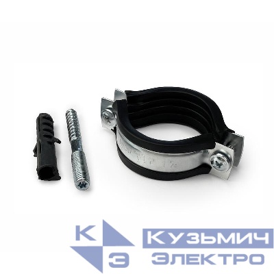 Хомут в комплекте (М8) метал. 1 1/4дюйм (40-45) RTP 29194