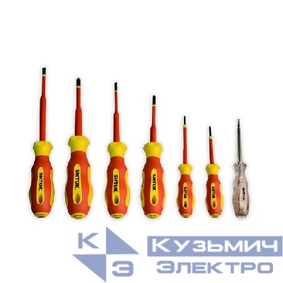 Набор диэлектрических отверток 6+1 (09330) SHTOK 376352
