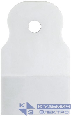 Шпатель резиновый 40мм бел. FIT 06861