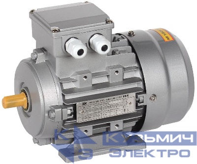 Электродвигатель АИС DRIVE 3ф 63C2 220/380В 0.37кВт 3000об/мин 1081 IEK AIS063-C2-000-4-3010