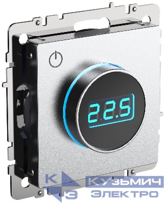 Термостат электронный с индик. BRITE СП IP20 ТС10-1-БрА механизм алюм. IEK BR-RT11-K47