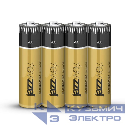 Элемент питания алкалиновый AA/LR6 1.5В Premium Alkaline BL-4 (блист.4шт) JazzWay 5008137