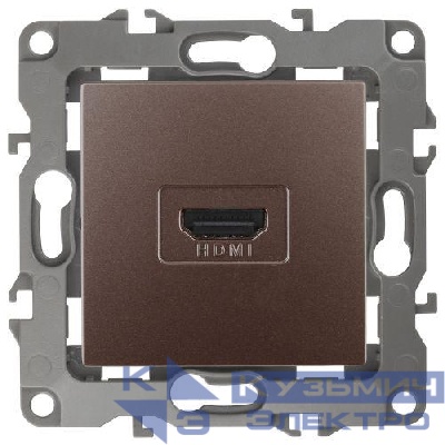 Розетка 12-3114-13 HDMI бронза ЭРА Б0027488