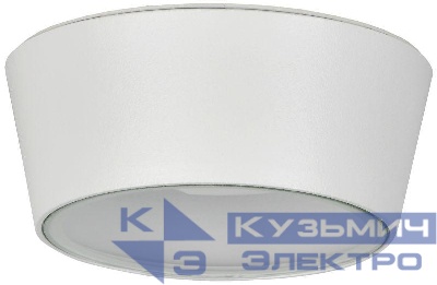 Светильник 5104 GX53 IP65 уличный потолочный бел. IEK LT-UPU0-5104-GX53-1-K01