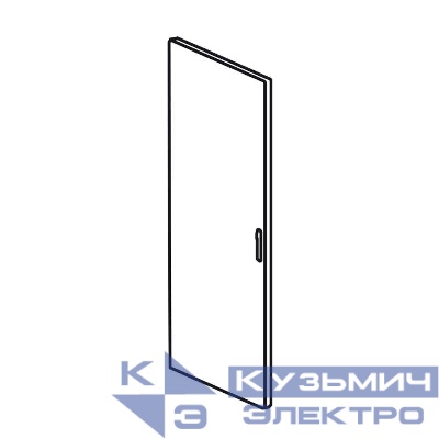 Дверь для шкафов LX3 4000 выгнутая H=725мм Leg 020554