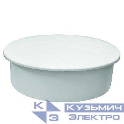Коробка монтажная У192 d102х30мм крышка IP20 бел. Урал Пак КМ-500090192-048