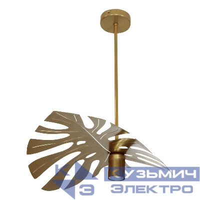 Светильник "Монстера" 111 НПБ 01-60-110 Е27 (ИМ) потолочный зол. Элетех 1005405204