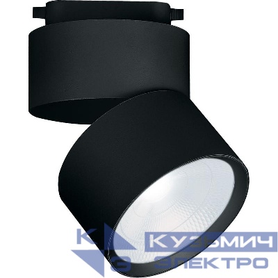 Светильник светодиодный трековый AL107 15Вт 4000К 1350лм 90град. на шинопровод со встроен. драйвером черн. FERON 32476