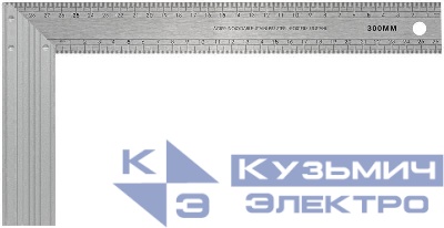 Угольник столярный профи 300х150мм FIT 19544