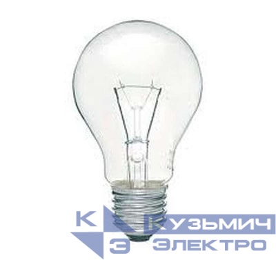 Лампа накаливания МО 60Вт E27 12В (100) Лисма 353390200