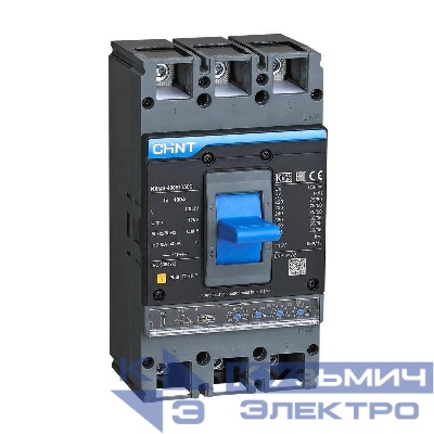 Выключатель автоматический 3п 400А 70кА NXMS-400H с электрон. расцеп. (R) CHINT 845726