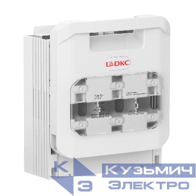 Выключатель горизонтальный предохранитель разъединитель 630А 3P крепление на монтажную плату DKC FSH03-3P