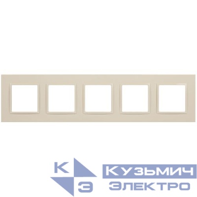 Рамка 5-м Elegance 14-5015-02 Classic слон. кость Эра Б0060592