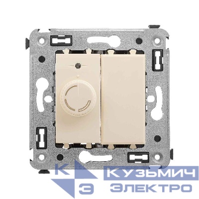 Диммер поворотный СП "Avanti" "Ванильная дымка" DKC 4405133