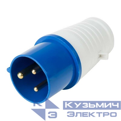 Вилка переносная 023 2P+PE 32А 220В IP44 Rexant 11-8903