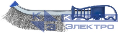 Щетка зачистная витая проволока 0.3мм пластиковая ручка 250мм блист. Profi Cutop 82-924