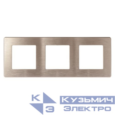 Рамка 3-м 12-5103-04 сатин шампань Эра Б0052522