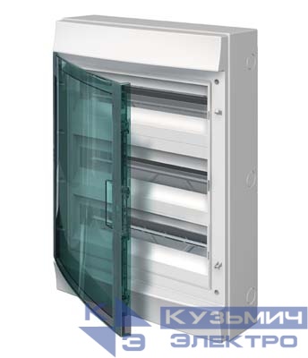 Бокс настенный 54М прозр. дверь Mistral65 (с клемм) ABB 1SLM006501A1208