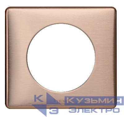 Рамка 1-м Celiane медь Leg 068991