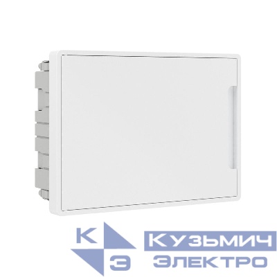 Щиток встраиваемый FRAME 12мод. для полых стен с бел. дверцей с 2 шинами PEN на 6 и 8 отверст. бел. DKC F12B3WW