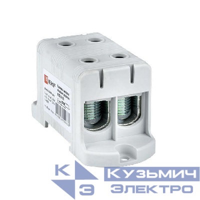 Клемма силовая вводная двойн. КСВ 16-95кв.мм сер. EKF plc-kvs2-16-95-grey