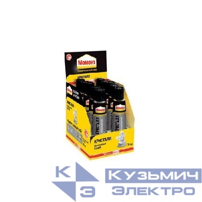 Клей "Момент Кристалл" 30мл шоу-бокс 873873 Момент C0036325