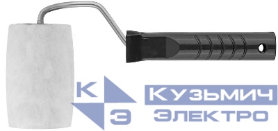 Валик 100мм с ручкой меховой КУРС 02601
