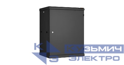 Шкаф настенный разборный 19дюйм 15U метал. дверь Ш600хВ770хГ450мм 2 пары монтажных направляющих черн. NIKOMAX TWC-156045-R-M-BK