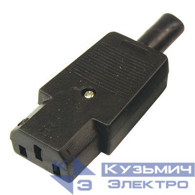 Гнездо сетевое на шнур (уп.25шт) Rexant 11-0004