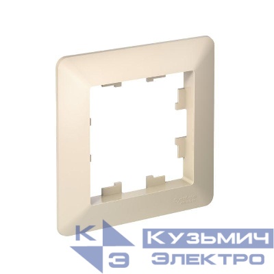 Рамка 1-м AtlasDesign Air беж./дым. бел. SE ATN220201