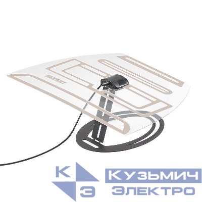 Антенна ТВ комнатная "АКТИВНАЯ" для цифрового телевидения DVB-T2 Ag-701 Rexant 34-0701