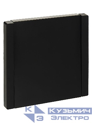 Выключатель проходной 1-кл. СП FORTE&PIANO 10А FP103 черн. IEK FP-V12-0-10-1-K02