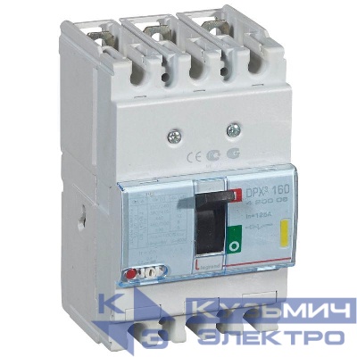 Выключатель авт. 3п 125А DPX3 160 16кА Leg 420006