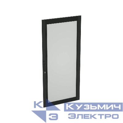 Дверь со стеклом IT-CQE 2200х800 RAL9005 DKC RBITCPGL2280