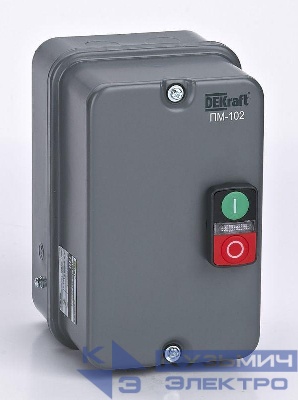 Пускатель электромагнитный 65А AC220/230В 50/60Гц в метал. оболочке DEKraft 23631DEK