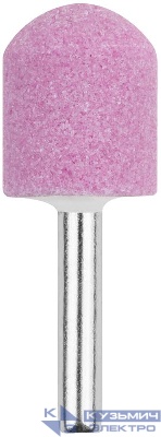 Шарошка абразивная по металлу хвостовик 6мм цилиндр с закругленнием 20х25мм FIT 36956